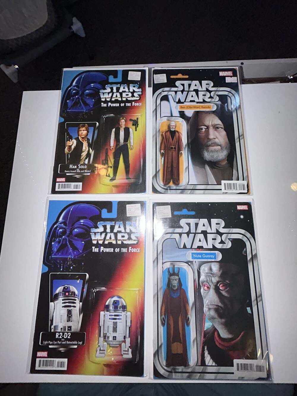 Star Wars John Tyler Christopher Action Figure Variant Lot of 4 Comics